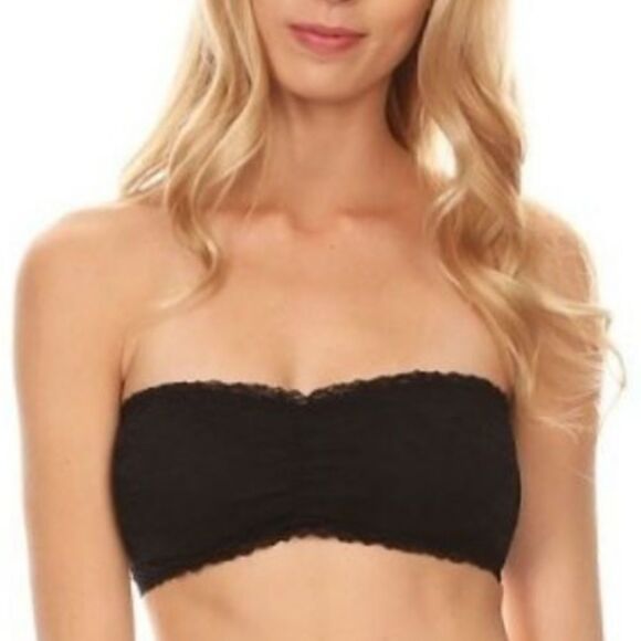 Floral Lace Bandeau Bralette Mint - Picture 2 of 5